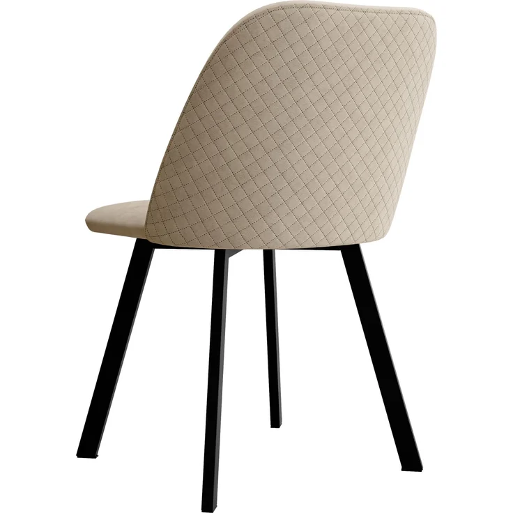 Mirjan24 Polsterstuhl K109 (Farbe: Uttario Velvet 2978 + Uttario Velvet U03 2978), 80 x 58 x 47 cm – Bild 3