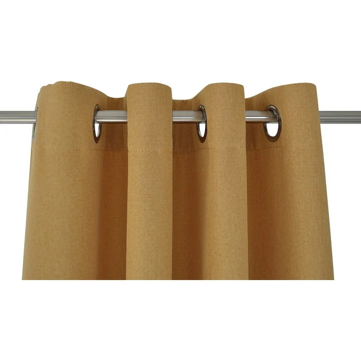 Kutti Vorhang Dimout, Ösen (1 St), verdunkelnd, Verdunkelung, Thermo, isolierend, einfarbig – Bild 2
