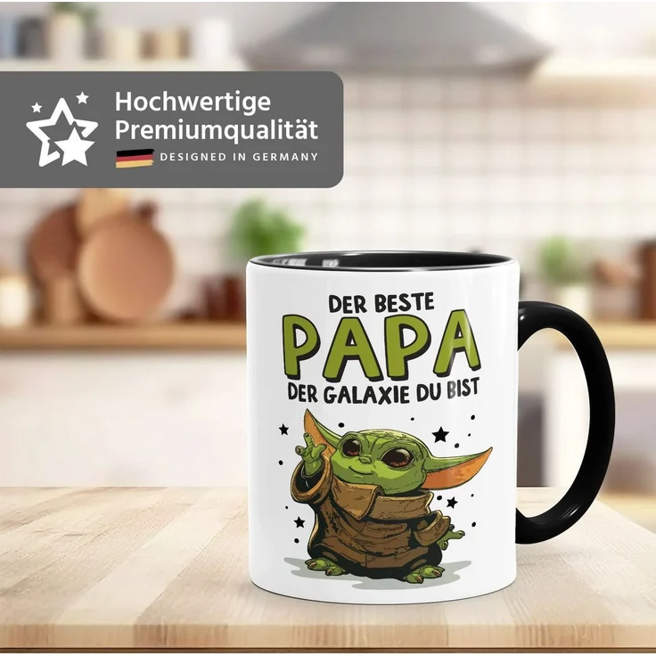 MoonWorks Tasse Tasse Geschenk Papa Sprüche Geschenkidee Vatertag Lustig Motiv, Keramik – Bild 2