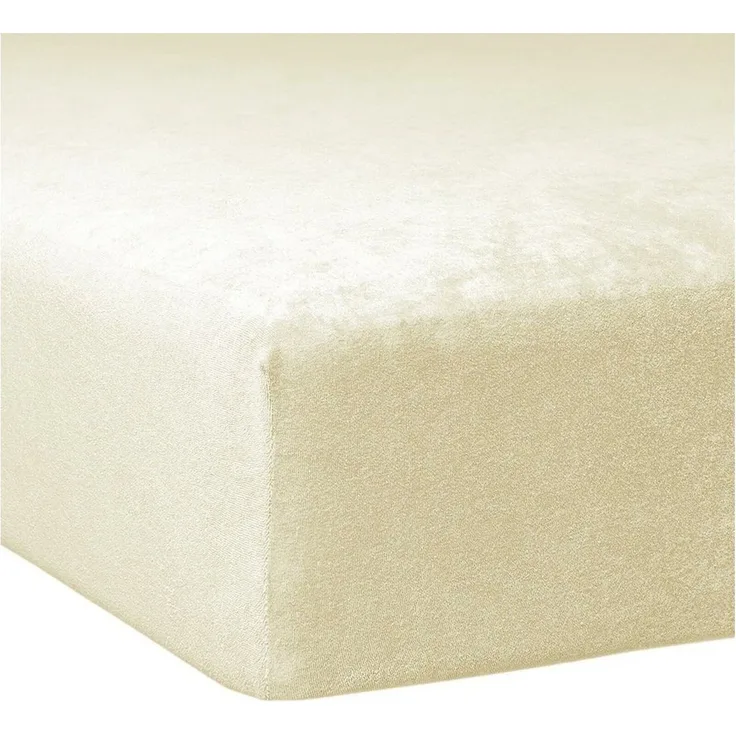 TRAUMSCHLAF Spannbettlaken Flausch Frottee, Frottier, Gummizug: Rundumgummi, (1 Stück), flauschig weich, elastisch und anschmiegsam