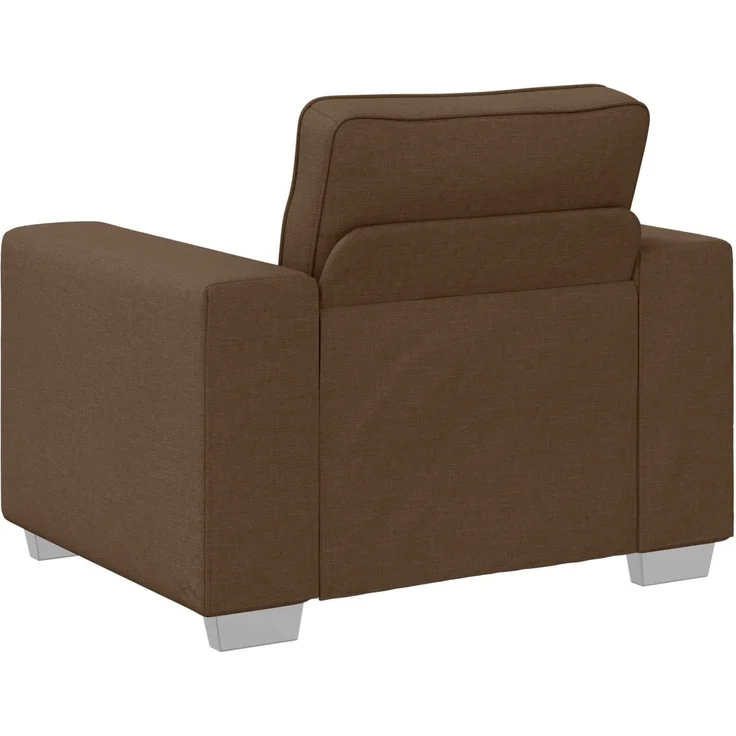 vidaXL Sofa-Sessel Braun 100 cm Stoff 4105211 – Bild 5