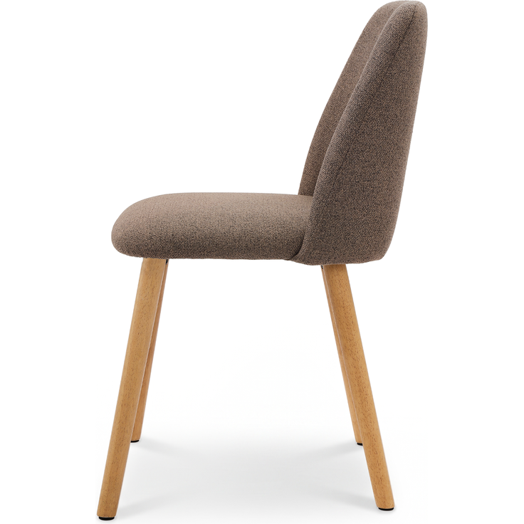 GOEURVANT 421 Esszimmerstühle 2er-Set, Webstoff - Mokkabraun – Bild 7