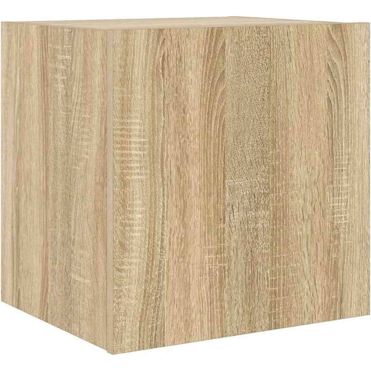 TV-Wandschrank, Fernsehschrank mit LED-Leuchten Sonoma-Eiche 40,5x35x40 cm – Bild 3