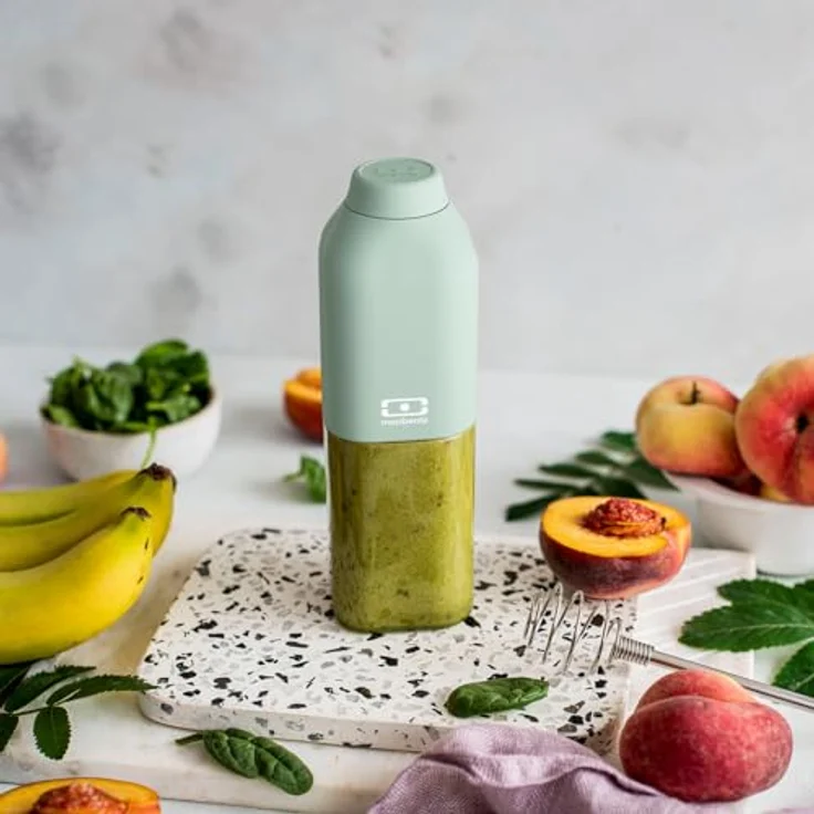 Trinkflasche Monbento M Positiv Natürlich Grün Grün – Bild 6