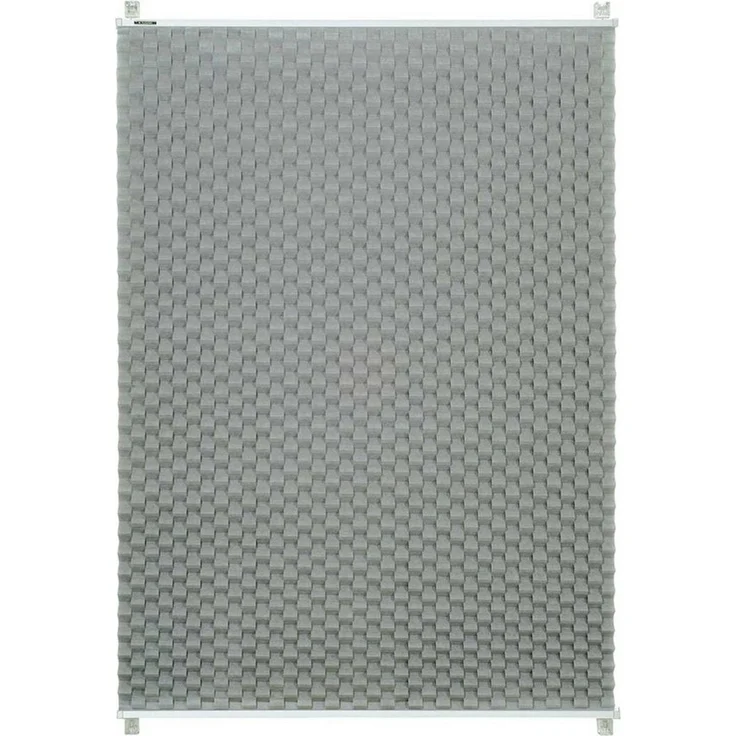 K-home Klemmfix Plissee 3D-Effekt Grau 95x130 cm – Bild 1