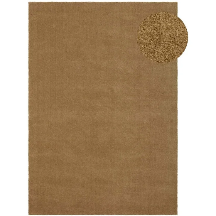 TaraCarpet Wollteppich TaraCarpet Casablanca strapazierfähiger Schurwollteppich Handarbeit, rechteckig, Höhe: 14 mm, Wollteppich beige Wohnzimmer Schlafzimmer Esszimmer Flur ca 130x190 – Bild 1