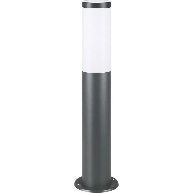 monzana Gartenleuchte, Außenleuchte, Edelstahl 50cm Strom Außenlampe Pollerleuchte Stehend Außen Anthrazit