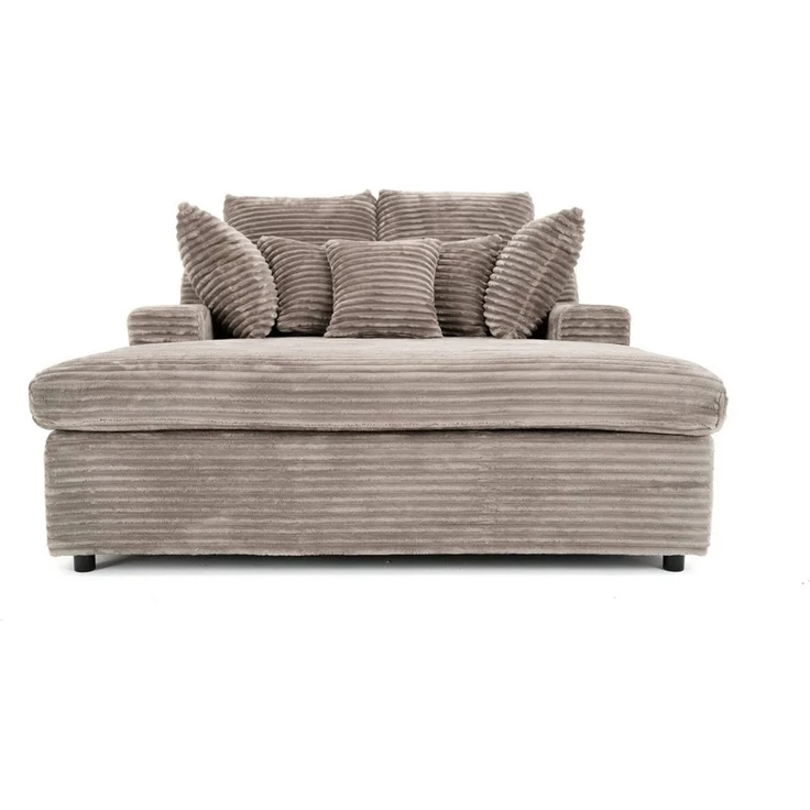 yourhouse24 Sofa XXL Loveseat LAZY ONE Couch, Cord, mit Bettfunktion, Seite universal – Bild 3