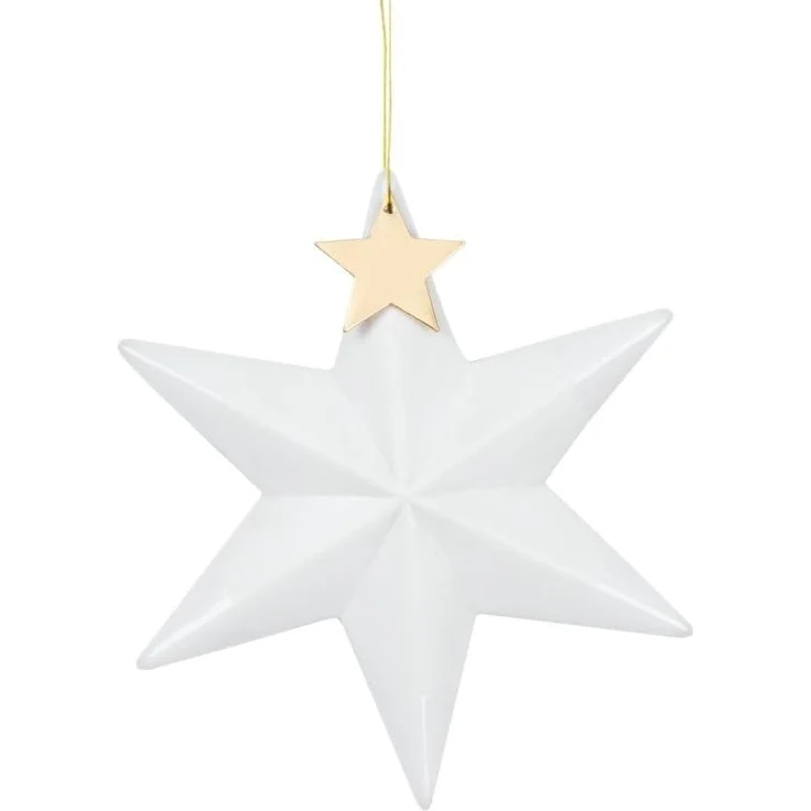 Räder Porzellanstern Goldstern Dia:10 cm – Bild 1