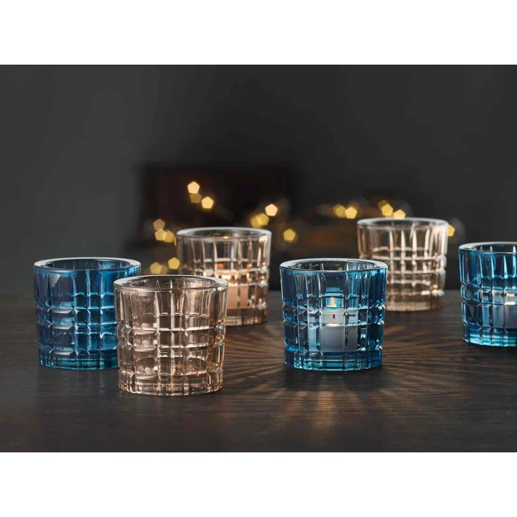 Nachtmann Square Votives Teelichthalter vintage blue 2er Set – Bild 5