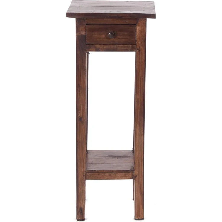 DESIGN DELIGHTS Telefontisch VINTAGE TELEFONTISCH NAPOLEON 75x30cm, braun, Altholz, Beistelltisch – Bild 3