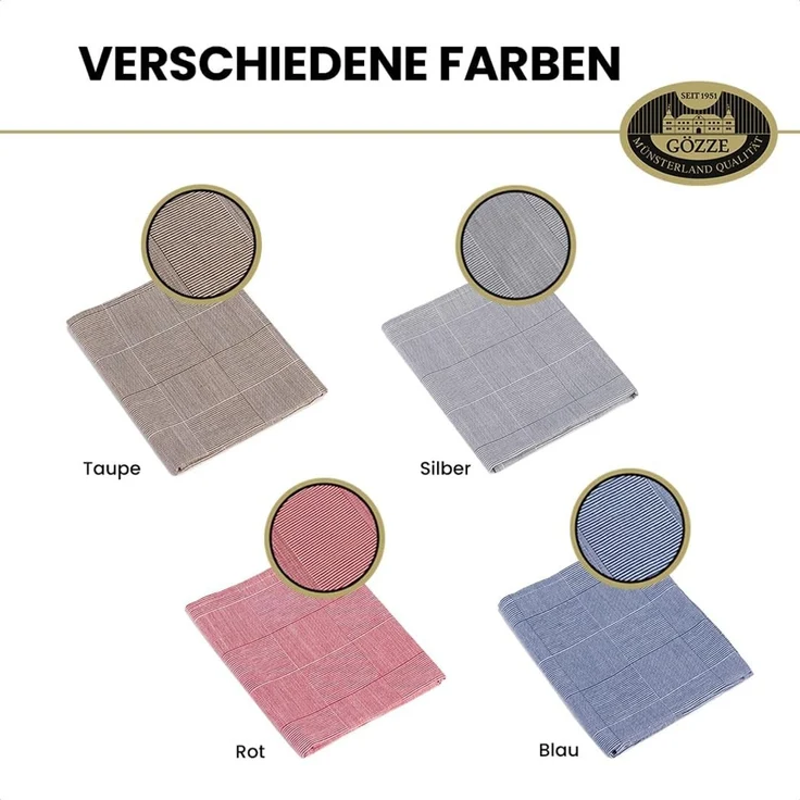 Gözze Geschirrtuch Geschirrtücher, Des. 60054, (Set, 4-tlg), aus 100% Baumwolle, jacquard gewebt – Bild 6