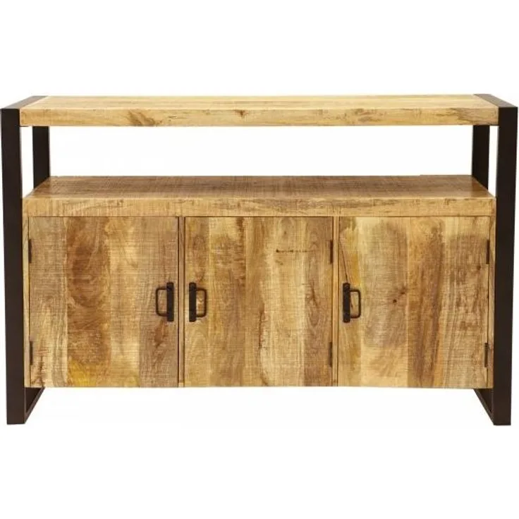 Kommode Retro 140x90x45 aus indischem Mango-Massivholz