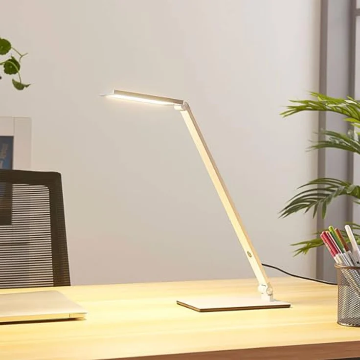 Lucande LED-Schreibtischlampe Resi, dimmbar, verstellbar, warmweiß – Bild 2