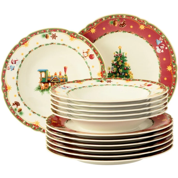 Seltmann Weiden Marieluise Weihnachtsnostalgie Tafelservice 12-teilig – Bild 5