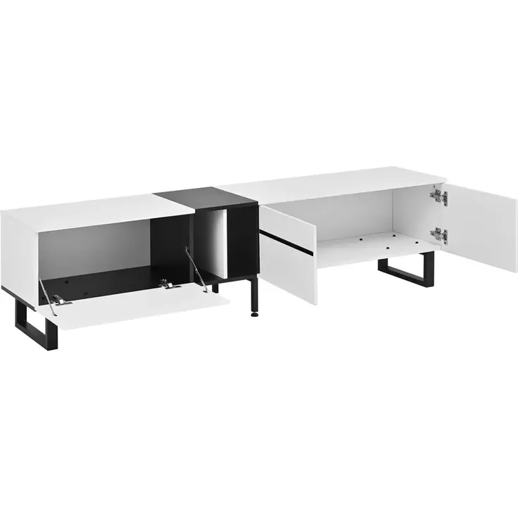 Lowboard, Breite 180 cm, TV-Schrank, Fernsehtisch, Fernsehschrank für Wohnzimmer, stehend – Bild 9