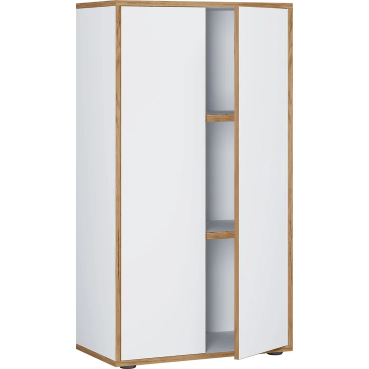 VCM Büroschrank Salia 920726 Weiß H. 110 x B. 60 x T. 33 cm – Bild 1