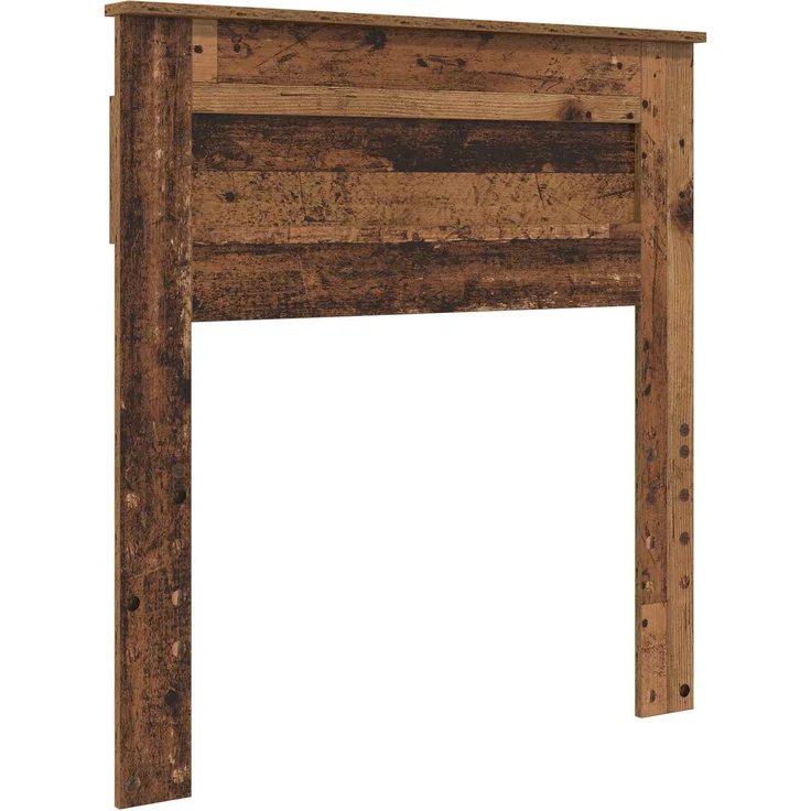 vidaXL Bettrahmen Altholz 75 x 190 cm Massives Kiefernholz 3409821 – Bild 5