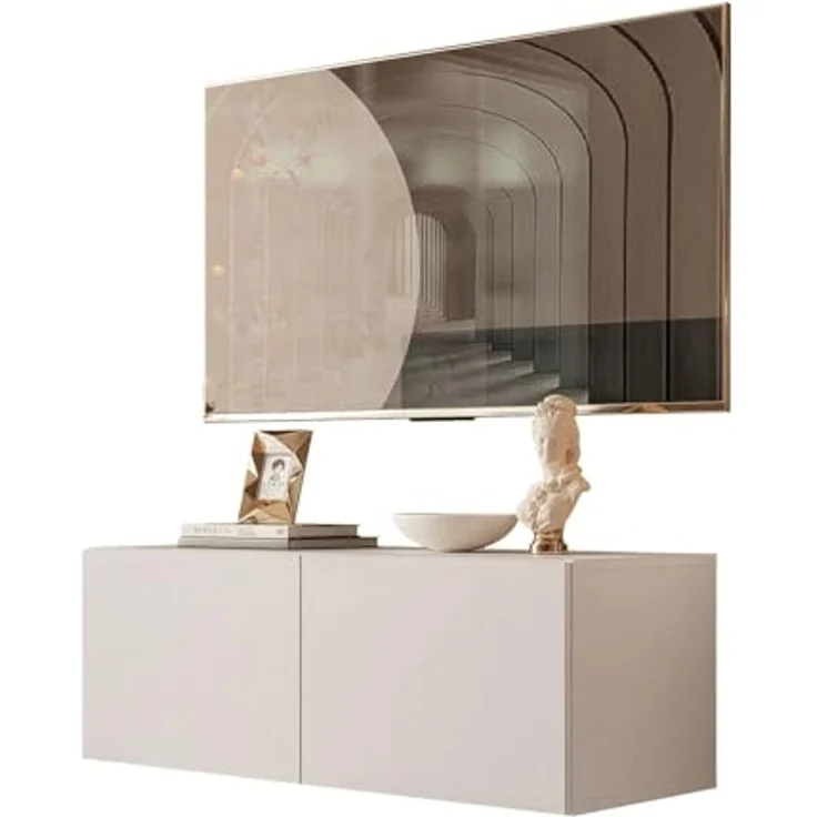 Lookway Lowboard COLGANTE KASCHMIR 100 cm Eleganter hängender TV-Schrank mit LED – Bild 1