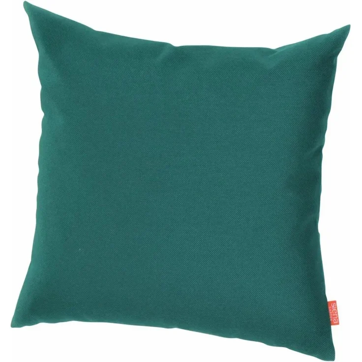 SIENA GARDEN PRIME Dekokissen, Bezug aus 100% Polypropylen, Dessin 318, Farbe Smaragd – Bild 1