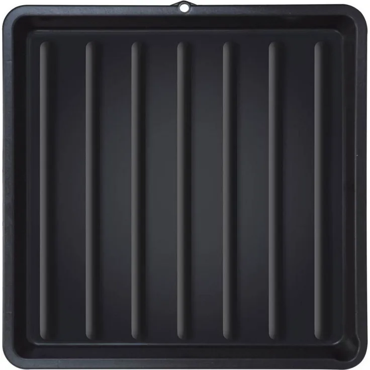 ToCi Grillrost Grillrost Reinigungs Wanne aus Kunststoff 67x67x6cm Grillzubehör (1-St), mit Öse zum Aufhängen