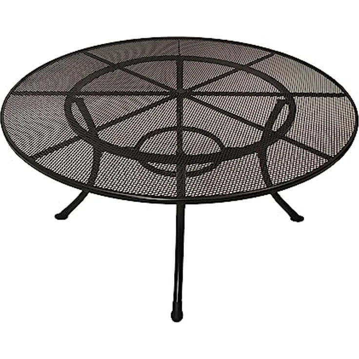 DEGAMO RIVO Gartentisch, Streckmetall, eisengrau, 150cm rund – Bild 3