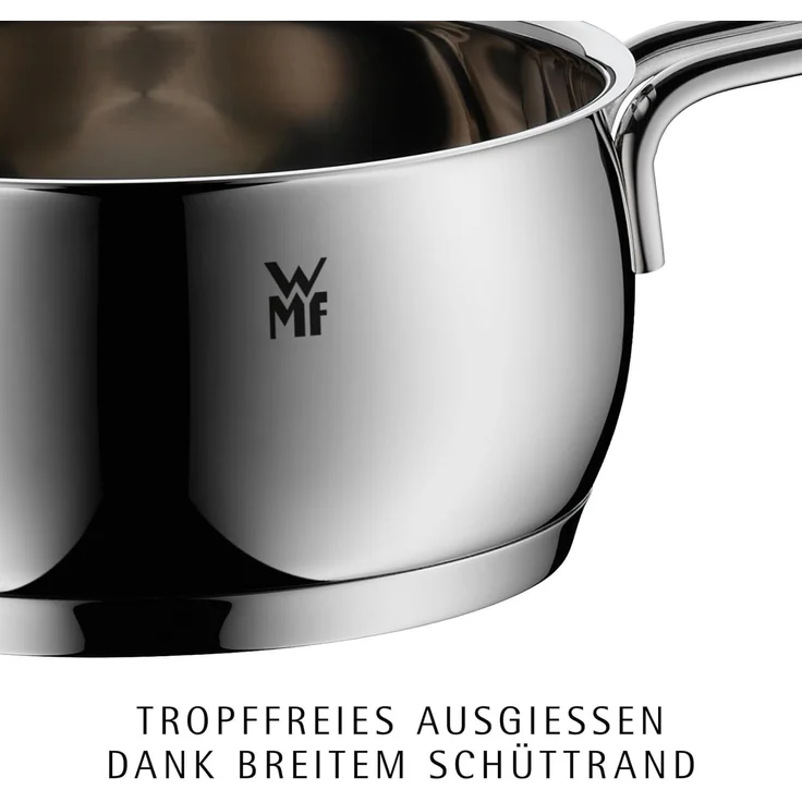 WMF Quality One Topfset 4-teilig aus rostfreiem Cromargan Edelstahl – Induktionsgeeignet mit Cool+ Technologie für komfortables Kochen in der Küche – Bild 5