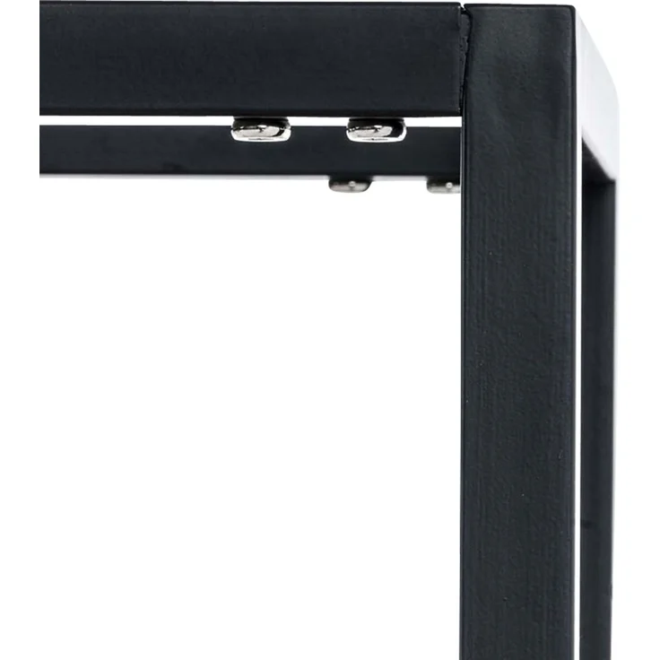 DELUKE® Kaminholzregal innen Metall BETTA - mit Rollen, 25x80x100 Brennholzregal innen Kaminholzständer Kaminholzhalter Feuerholzregal Innen Holz stapeln Wohnzimmer – Bild 3