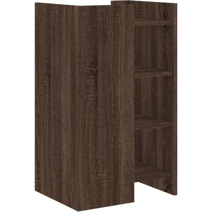 vidaXL Sideboard Braun Eichen-Optik 45x35x75 cm Holzwerkstoff 848387 – Bild 5