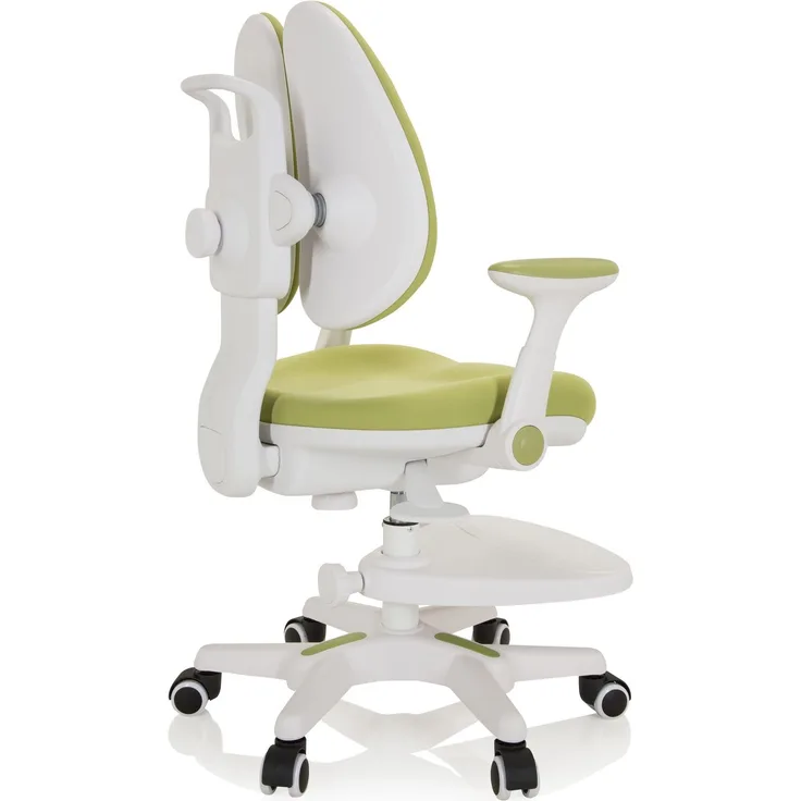 hjh OFFICE KID WING Stoff Grün