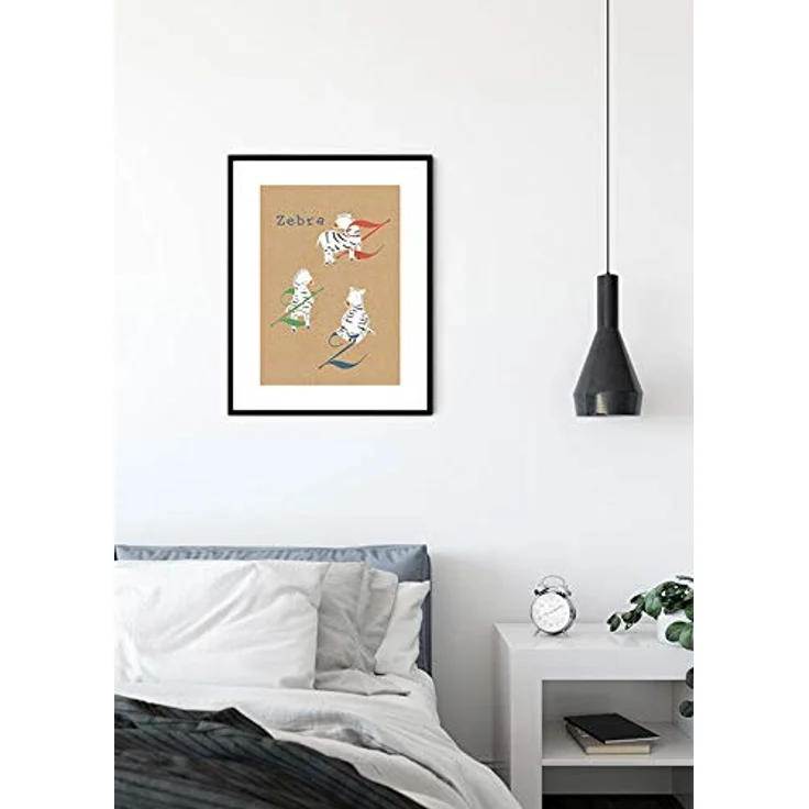Komar ABC Animal Y, Wandbild Poster für Kinderzimmer, 30 x 40 cm, ohne Rahmen, hochwertiger Kunstdruck auf Premium-Fotopapier – Bild 3