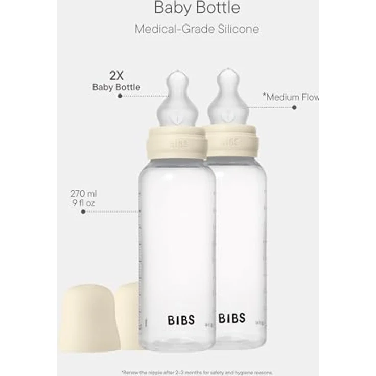 BIBS Flasche - Medium Flow - 2 Stück - 270 ml - La – Bild 3