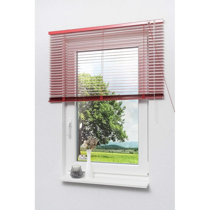 Lysel Outlet Alujalousie 25mm in Rot in den Maßen (B x H) 140cm * 160cm – Bild 5