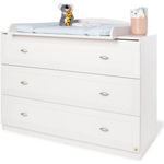 Pinolino 'Laura' Wickelkommode breit, weiß, Made in Germany