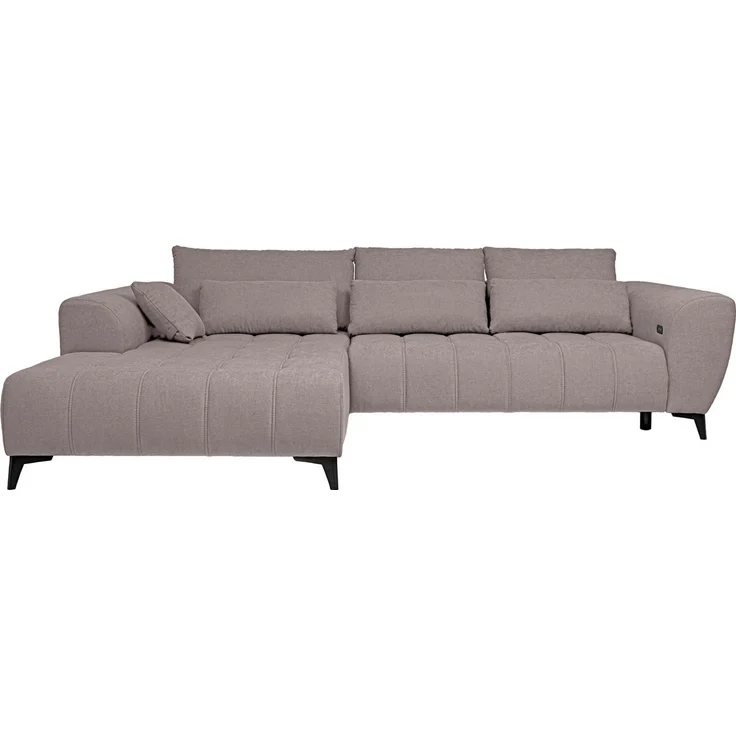 WERK2 Ecksofa Garay inkl. elektr. Sitztiefenverstellung, bodenfrei, viel Platz, Luxus-Microfaser, L-Form, XXL, elektrische Sitztiefenverstellung – Bild 2