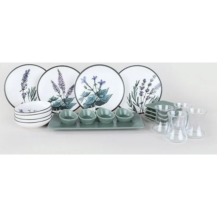 Hermia Concept Frühstücksteller 100% CERAMIC STONEWARE M1736, (21 St) – Bild 3