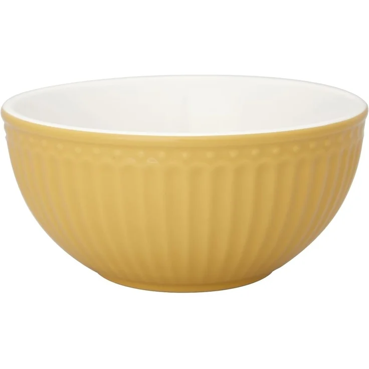 Greengate Müslischüssel Alice honey mustard – Bild 1