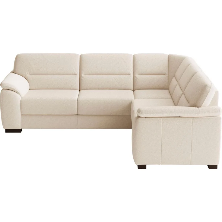 sit&more Ecksofa Montego L-Form, B: 256 cm, große Stoffauswahl, Komfortsitzhöhe 46 cm, optional Schlaffunktion und Schubkasten mit Stauraum – Bild 1