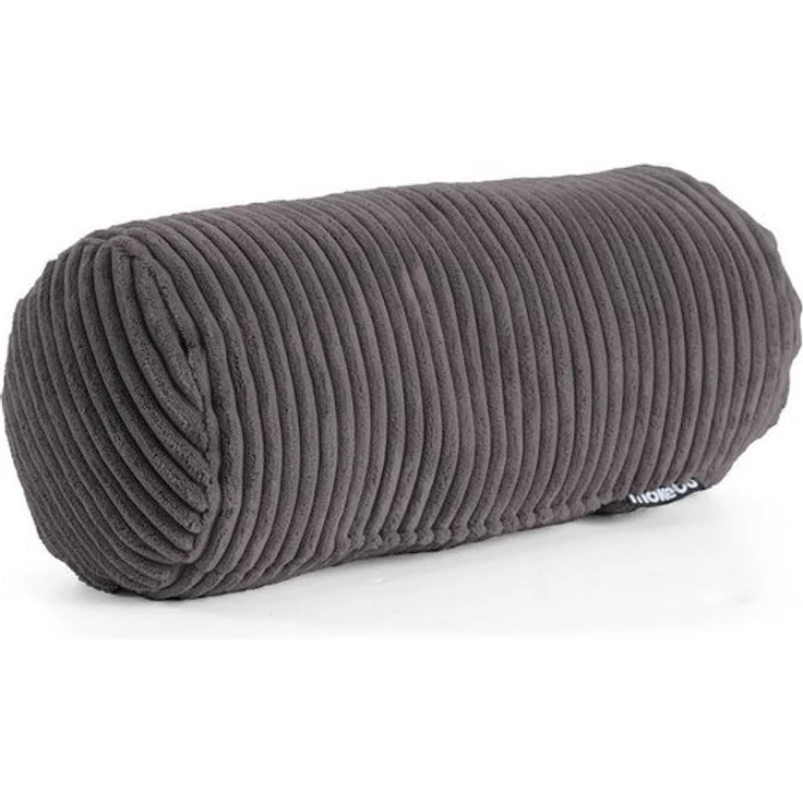 mokebo Nackenrolle Das Nickerchen, aus Cordstoff, auch als Nackenkissen, Kissenrolle oder Zierkissen in Anthrazit – Bild 4