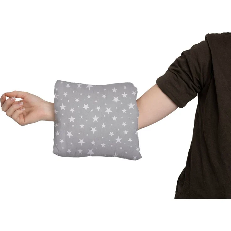 Amilian Stillkissen - kleines Arm Stillkissen - kleines Stillkissen für Baby, Hilfe beim Stillen - ca. 22x20 cm, Stillmuff - Muff für unterwegs, einfach über den Arm ziehen - Mini Stillkissen für unterwegs – Bild 2