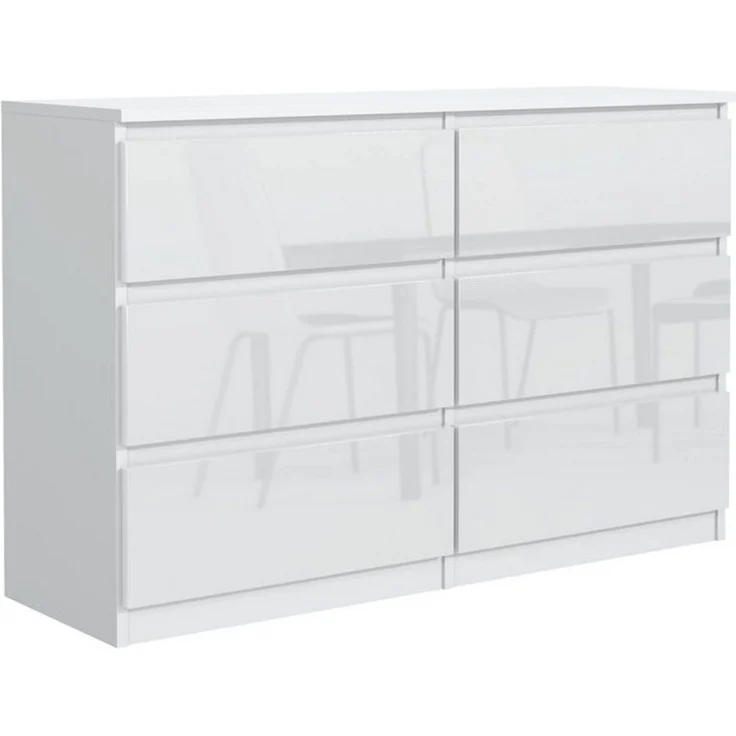 meble masztalerz Kommode Mit 6 Schubladen - 120 cm breit – modern, praktisch & geräumig – Bild 4