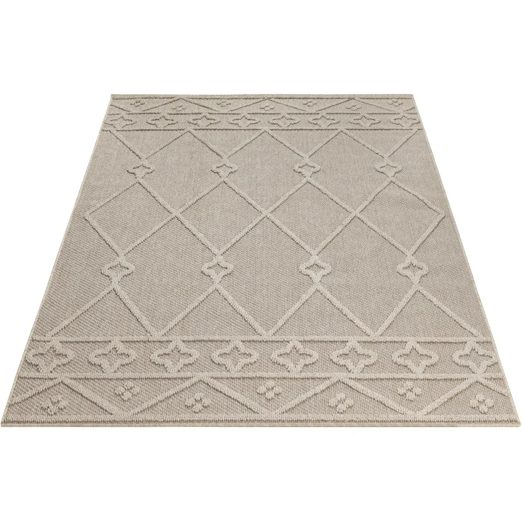 Outdoor Teppich Piero rechteckig - 120x170 cm - Beige – Bild 3