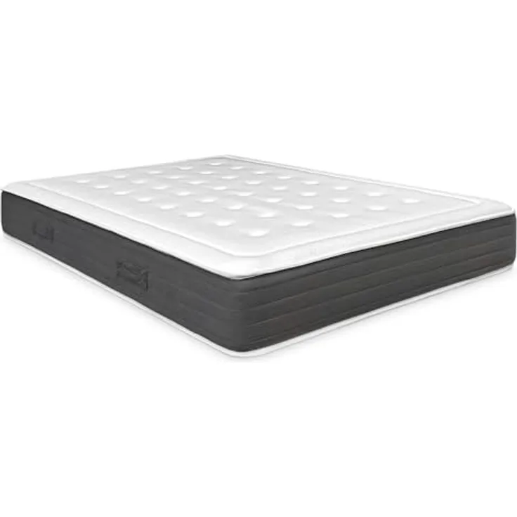 Somnia Descanso - Viskoelastische Kreta-Matratze | Festigkeit und Komfort | Höhe 24 cm | Anti-Milben und hypoallergen | 80 x 190 cm