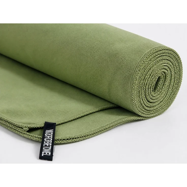 Mikrofaser-Sporthandtuch schnelltrocknend für Yoga und Fitness Grün 40 x 80 cm für Dekoration – Bild 3