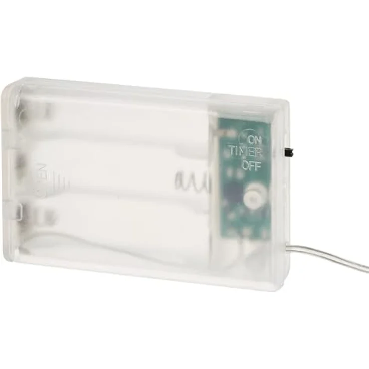 Idena 31824-2 - LED Micro Lichterkette mit 30 LEDs in Warmweiß, 2 Stück, 6 Stunden Timer Funktion, batteriebetrieben, je 3,2 m lang, Deko für Innen, zum Basteln, als Party Deko, Weihnachtsdeko – Bild 5