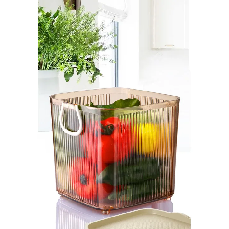 Hermia Concept 'EM-3099 - Honey' Korb, Honig, 18 x 18 x 18 cm, 4000 ml