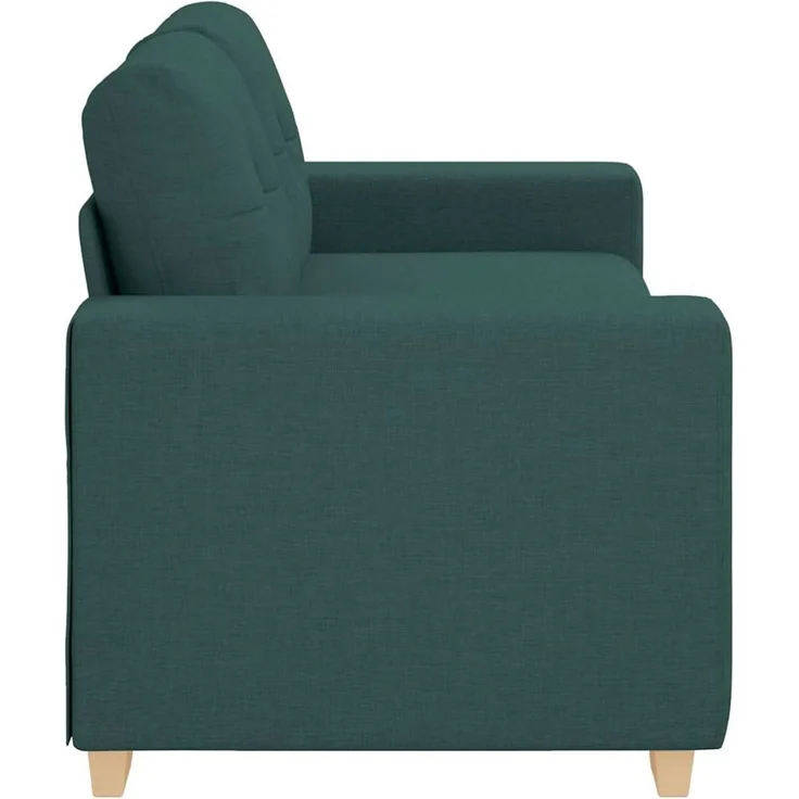 vidaXL Loveseat-Sofa Dunkelgrün 180x77x82 cm Stoff 4105083 – Bild 5