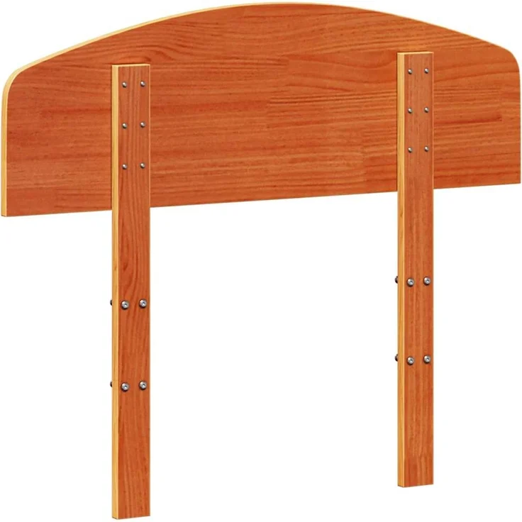 vidaXL Kopfteil Wachsbraun 75 cm Massivholz Kiefer Braun – Bild 5