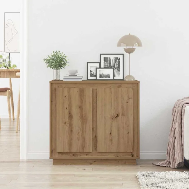 Sideboard, Kommode Artisan-Eiche 80 x 40 x 75 cm Holzwerkstoff – Bild 4