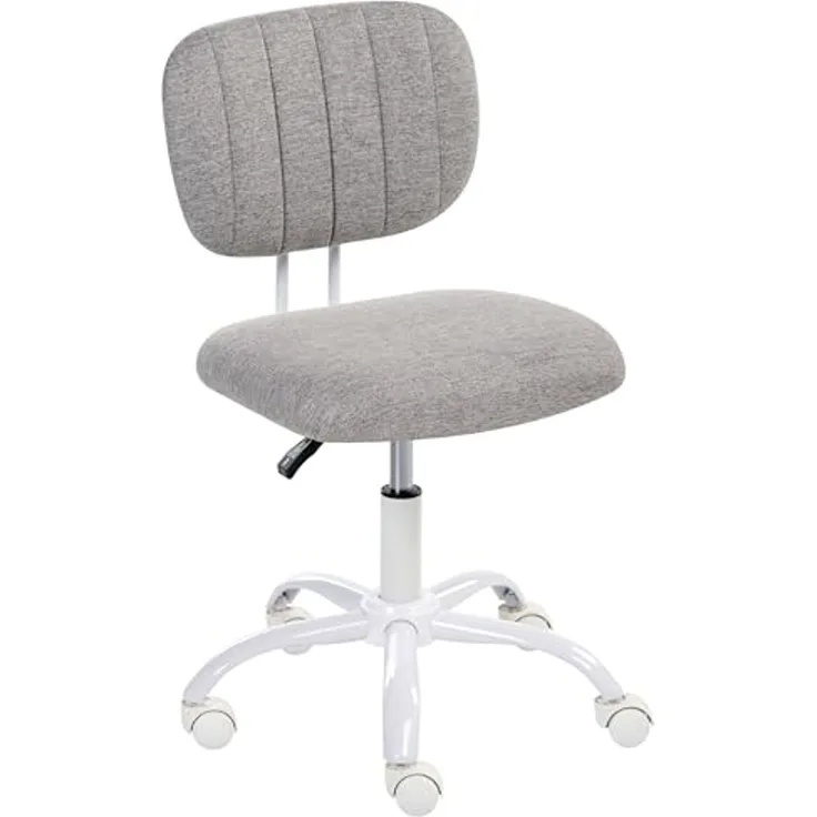 Schreibtischstuhl BUBBLY Stoff Hellgrau
